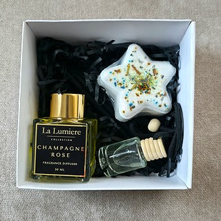 Champagne Rose gift set